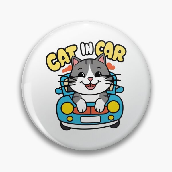 Item preview, Cat in car designed and sold by Pandomondo.