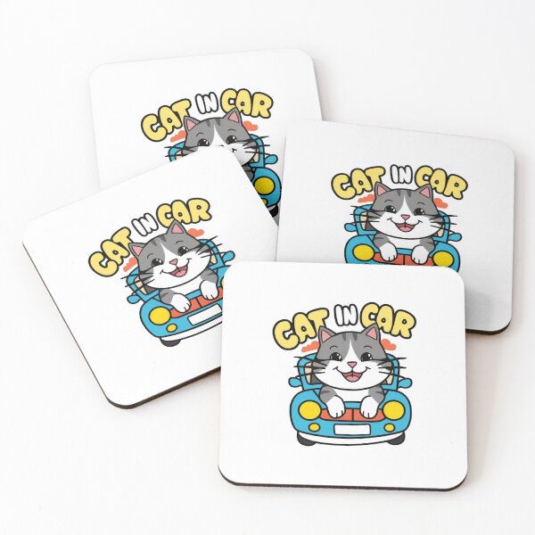 Item preview, Cat in car designed and sold by Pandomondo.
