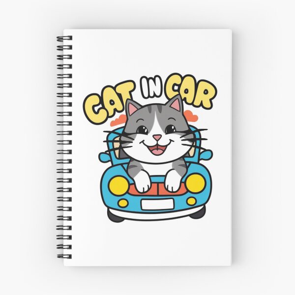 Item preview, Cat in car designed and sold by Pandomondo.