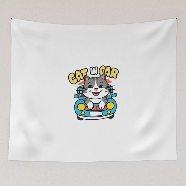 Item preview, Cat in car designed and sold by Pandomondo.