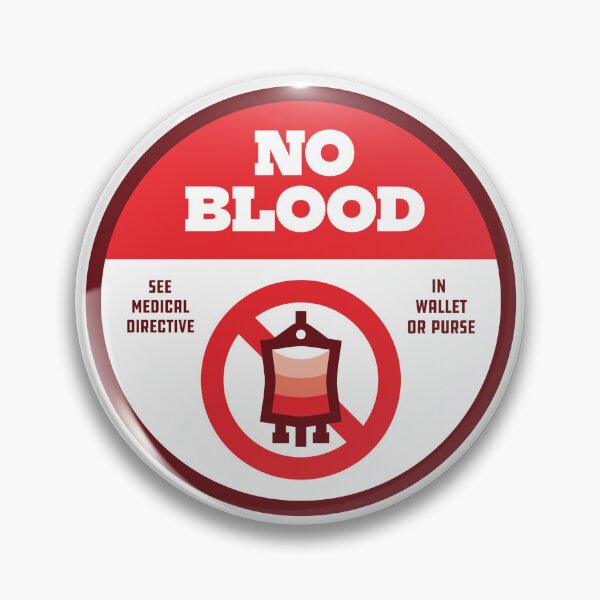 Item preview, No Blood! Option 2 designed and sold by The Majestic Gift.