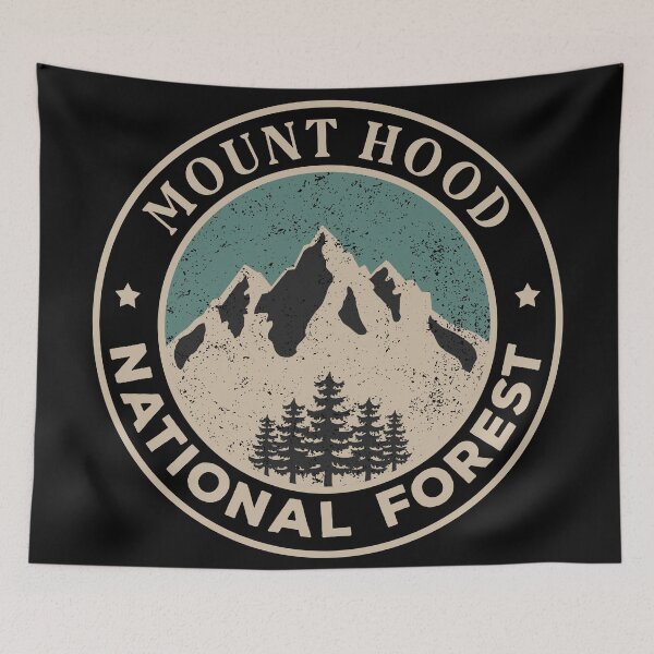 Item preview, Mount Hood National Forest designed and sold by graphic-map.
