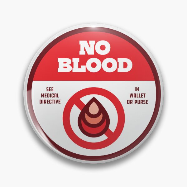 Item preview, No Blood! Option 1 designed and sold by The Majestic Gift.