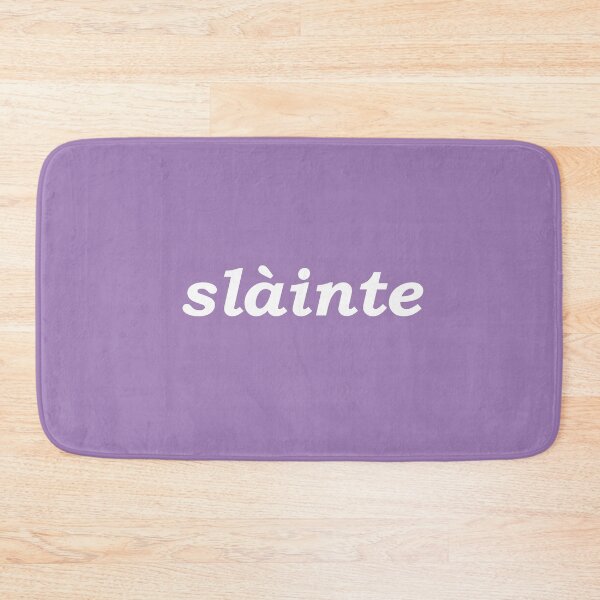 Item preview,  Sláinte in indigo pastel - it translates as "health" in both Scottish and Irish Gaelic. It is typically said like cheers as a drinking toast designed and sold by Mamaidh Made.