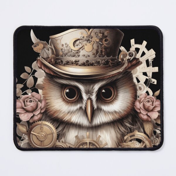 Artikelvorschau, Steampunk-Eule - Steampunk-Kunst entworfen und verkauft von Chaotic Joy.