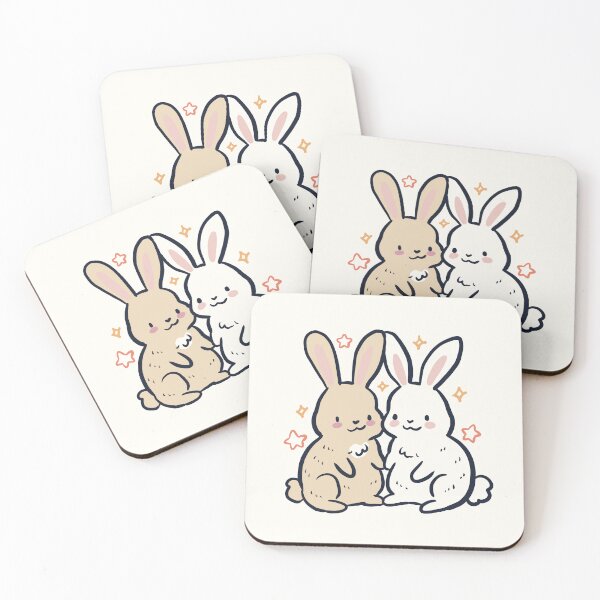 Item preview, Cute bunnies friends  designed and sold by Artofmayara.