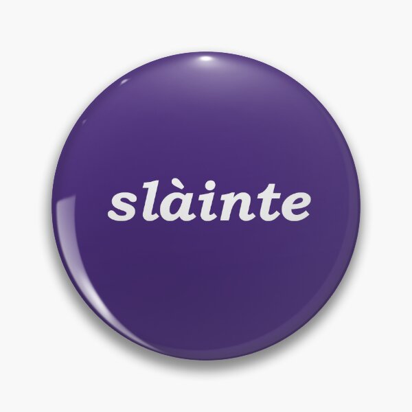 Item preview, Sláinte in indigo - it translates as "health" in both Scottish and Irish Gaelic. It is typically said like cheers as a drinking toast designed and sold by Mamaidh Made.