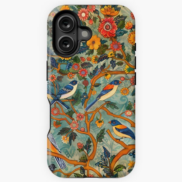 Item preview, finches and flowers designed and sold by oilidesing.