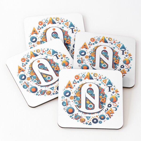 Item preview, Colorful Abstract Letters. designed and sold by DevemDavam.