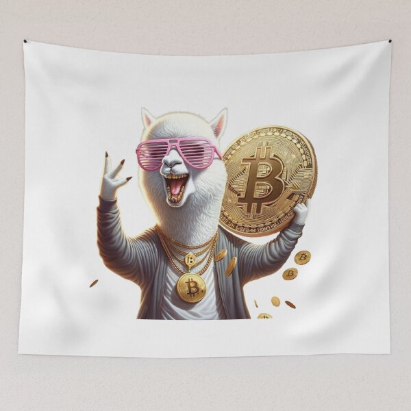 Item preview, Rich_ Crypto _ Bitcoin _ lamacrazylife designed and sold by JN-creative.