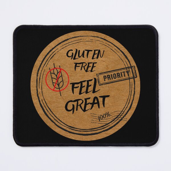 Item preview, Gluten free Feel great. Stamps for celiac disease. Food stamps designed and sold by DendaArt.