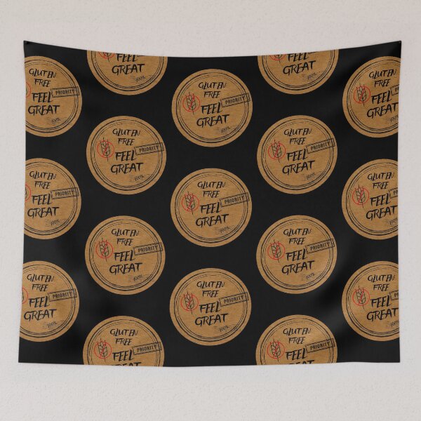 Item preview, Gluten free Feel great. Stamps for celiac disease. Food stamps designed and sold by DendaArt.