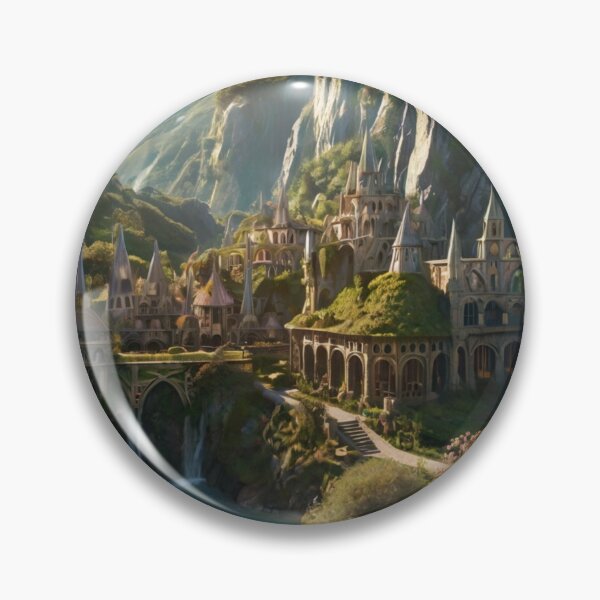 Item preview, Hidden City of the Enchanted Falls designed and sold by BlareBlare.