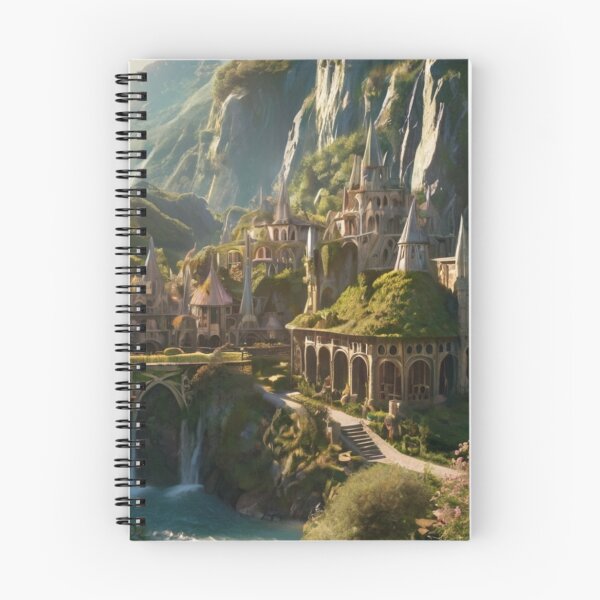 Item preview, Hidden City of the Enchanted Falls designed and sold by BlareBlare.