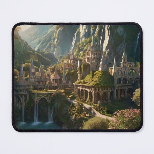 Item preview, Hidden City of the Enchanted Falls designed and sold by BlareBlare.