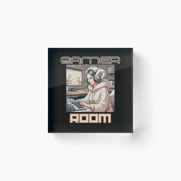 Item preview, Inscription retro gamer room designed and sold by ColorfulCreate.
