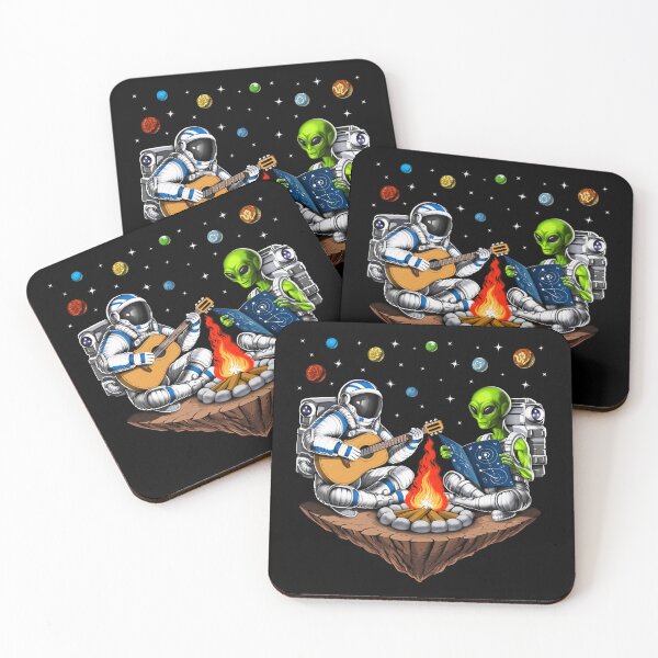 Item preview, Astronaut Alien Space Camping designed and sold by underheaven.
