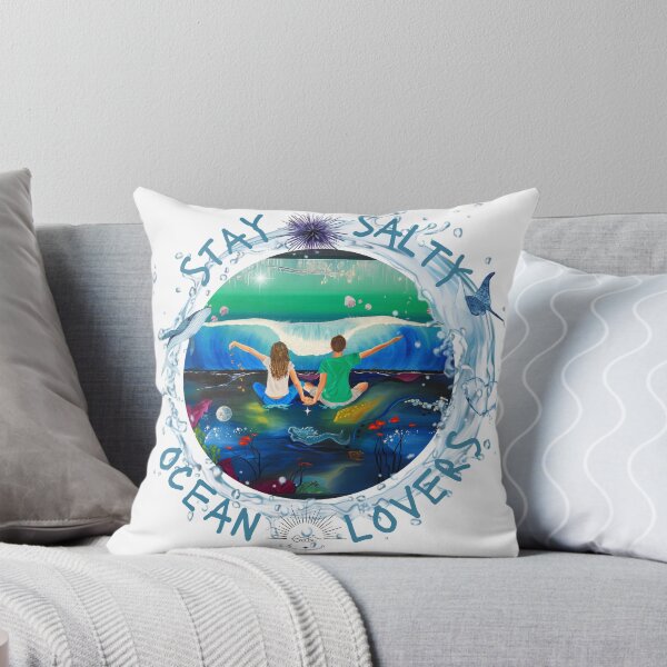 Item preview, Ocean lovers, couple in front of a wave designed and sold by GabiVitryArt.