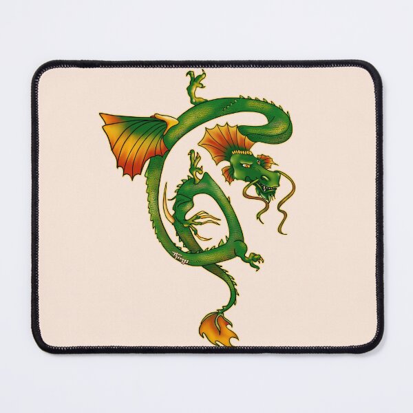 Item preview, Gaby's Dragon Tattoo - light background designed and sold by Themys24.