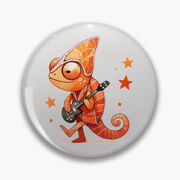Item preview, Dragon Chemeleon Piel De Naranja Cool Musica Guita designed and sold by Nanthanon.