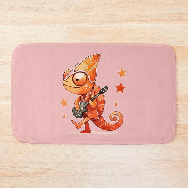 Item preview, Dragon Chemeleon Orange Skin Cool Music Guita designed and sold by Nanthanon.
