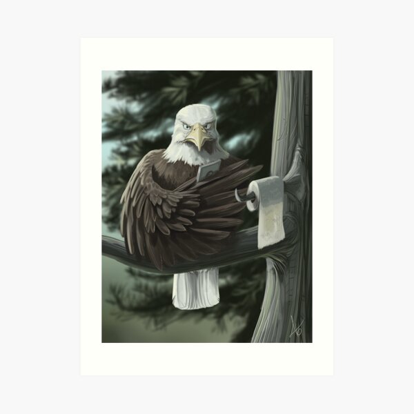 Eagle on the Throne Art Print