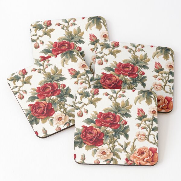 Item preview, Art Nouveau Seamless Floral Pattern - Rose Collection 07 designed and sold by elektronen.