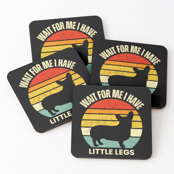 Item preview, Vintage Wait For Me I Have Little Legs Dog Lovers  designed and sold by thebest-2studio.
