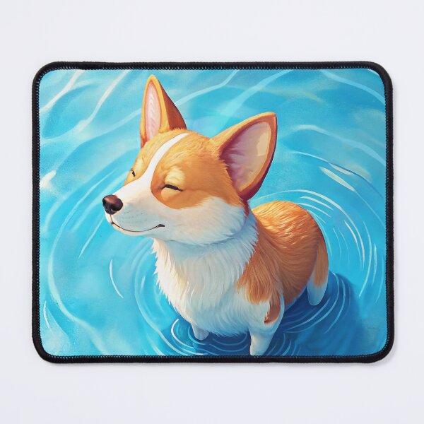 Item preview, Corgi in a Crystal Clear Dip designed and sold by ArtyChoc.