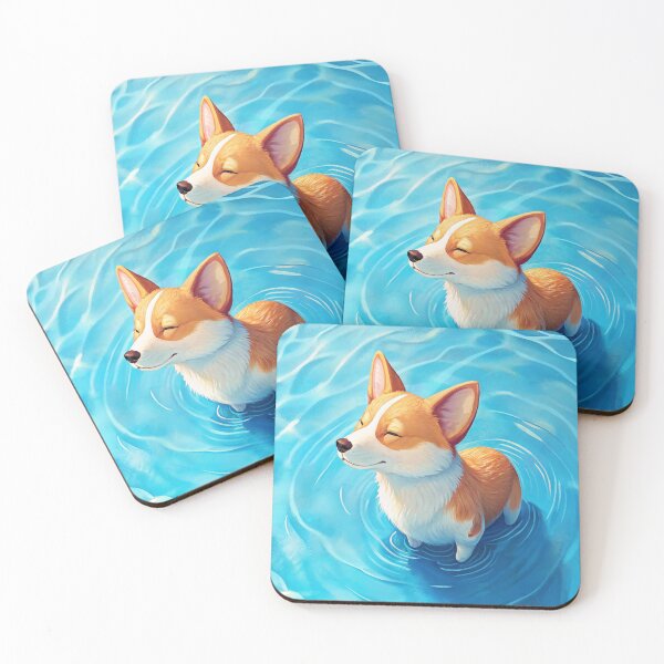Item preview, Corgi in a Crystal Clear Dip designed and sold by ArtyChoc.