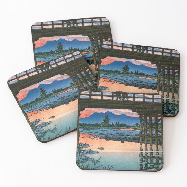 Item preview, Yashû Sakuyama Iwaibashi by Kawase Hasui Ukiyo-e Japanese Art designed and sold by tjj68.