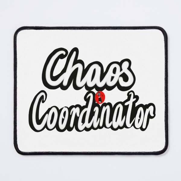 Item preview, Chaos coordinator funny teacher / mother’s day gift in white cursive calligraphy designed and sold by Artonmytee.