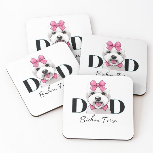 Item preview, Minimalistic Aesthetic Dog Dad Bichon Frise Dog  designed and sold by GoodyPaws.