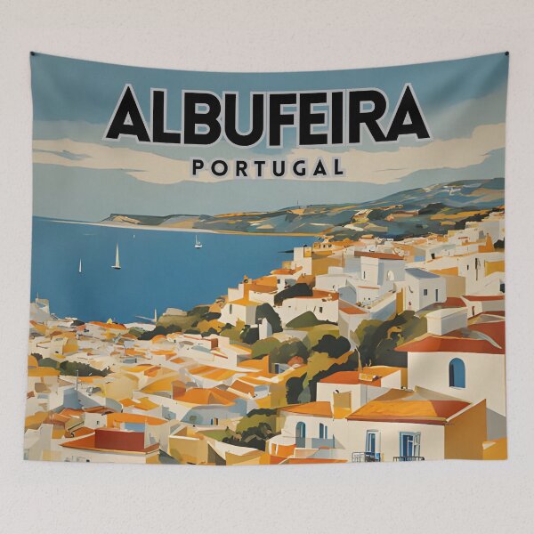 Item preview, Albufeira Travel Art designed and sold by ZionPosteria.