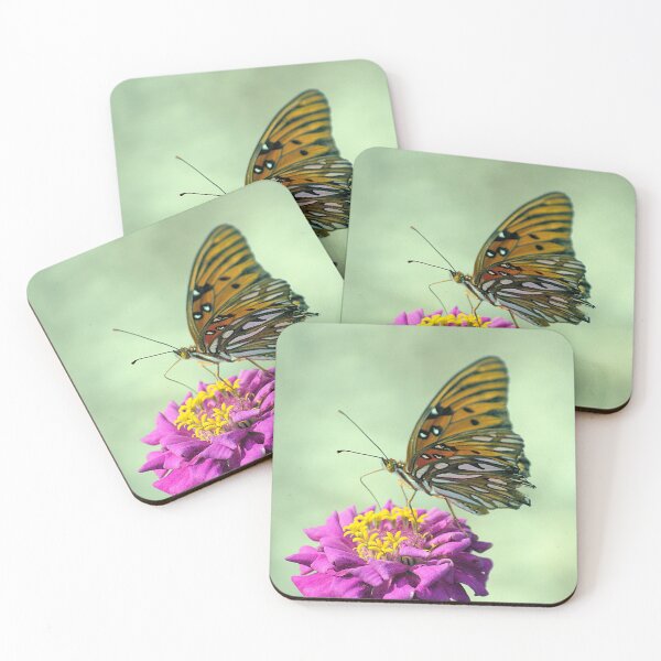 Item preview, Passion Butterfly On a Zinnia designed and sold by MercerImages.