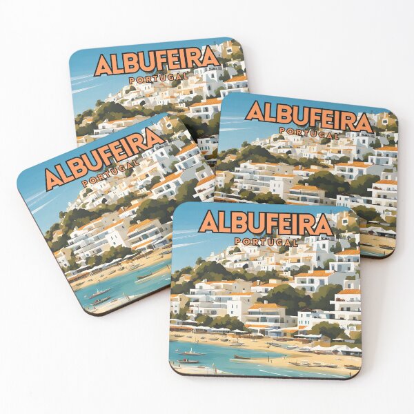 Item preview, Albufeira Vintage Art Poster designed and sold by ZionPosteria.