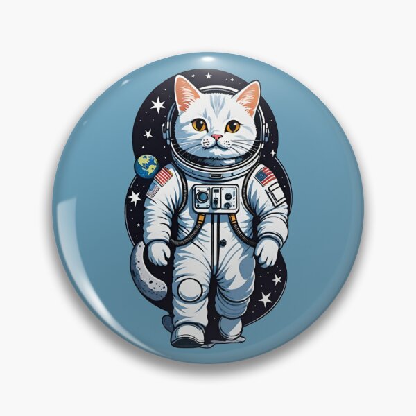 Item preview, Catstronaut (#08) cat astronaut in space [Create a set!] designed and sold by SolidEarthArt.