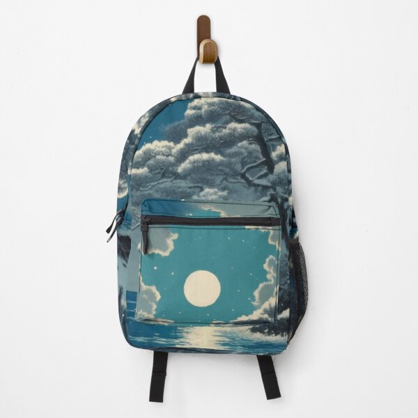 Item preview, Bathed in Moonlight - A Contemporary Ukiyo-e Nature Landscape designed and sold by Kijiermono.