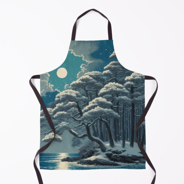 Item preview, Bathed in Moonlight - A Contemporary Ukiyo-e Nature Landscape designed and sold by Kijiermono.