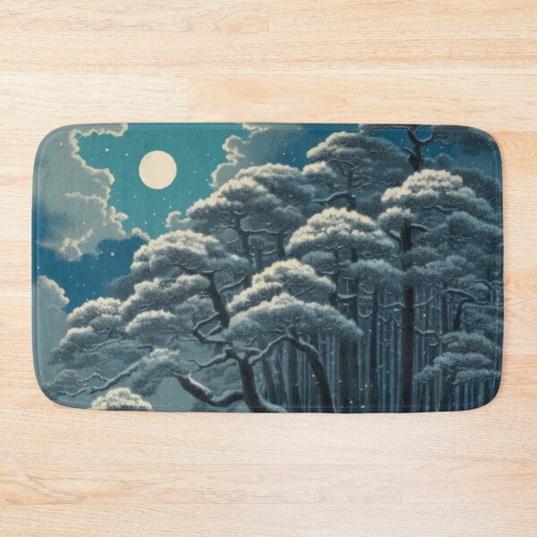 Item preview, Bathed in Moonlight - A Contemporary Ukiyo-e Nature Landscape designed and sold by Kijiermono.