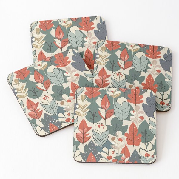 Item preview, Copy of Seamless pattern of leaves, colorful flowers and foliage  designed and sold by creativekrish.