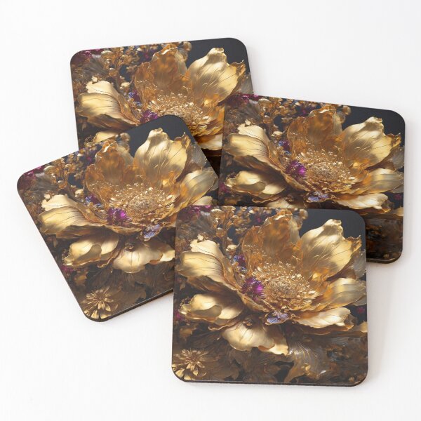 Item preview, Golden Flowers designed and sold by Sadia  Jannat.