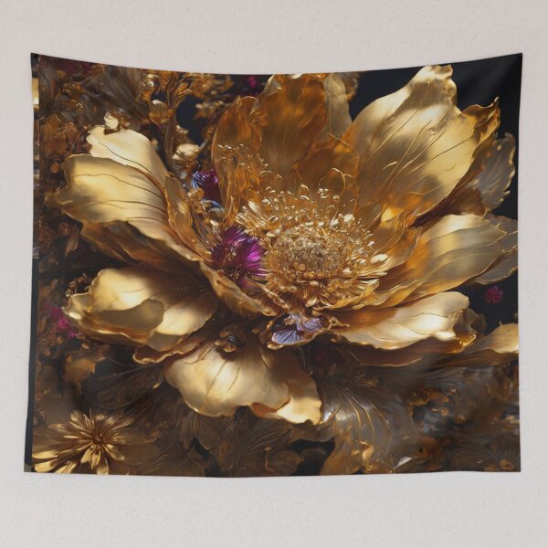 Item preview, Golden Flowers designed and sold by Sadia  Jannat.
