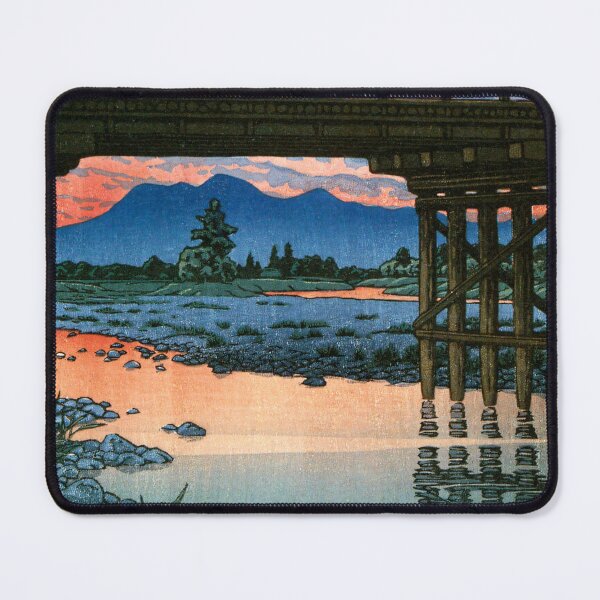Item preview, Yashû Sakuyama Iwaibashi by Kawase Hasui Ukiyo-e Japanese Art designed and sold by tjj68.