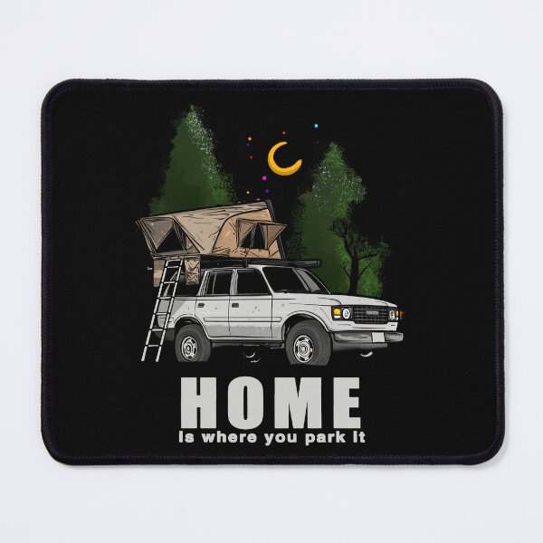 Item preview, Home Is Where You Park It Land Cruiser - White designed and sold by KarenSheparda.