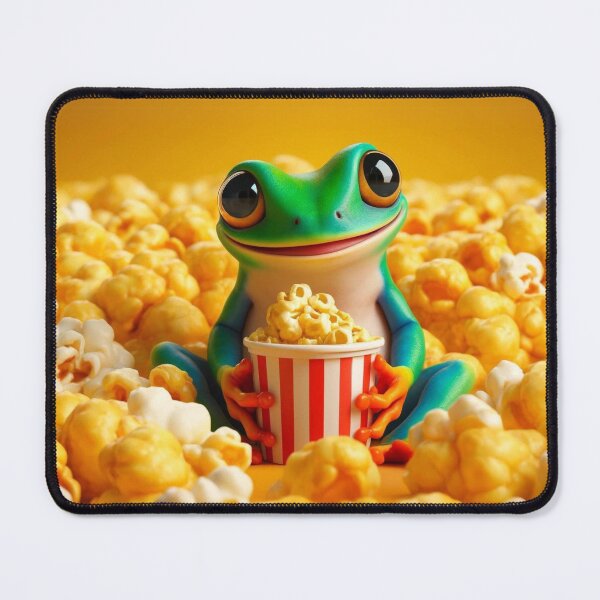 Item preview, Popcorn Party African Clawed Frog designed and sold by Sillytoe.