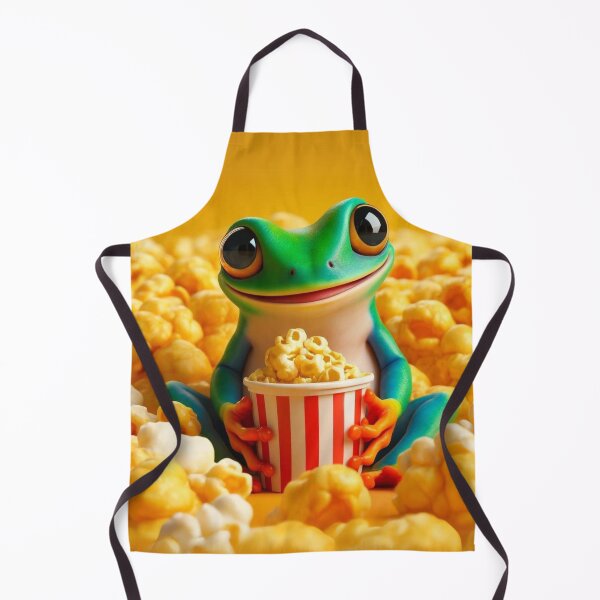 Item preview, Popcorn Party African Clawed Frog designed and sold by Sillytoe.