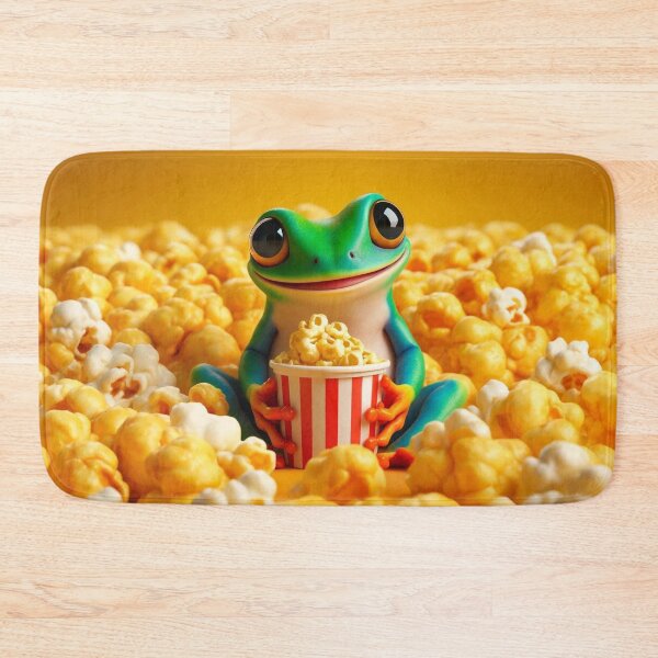 Item preview, Popcorn Party African Clawed Frog designed and sold by Sillytoe.