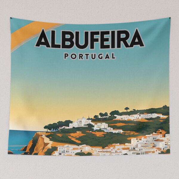 Item preview, Albufeira Vintage Art designed and sold by ZionPosteria.