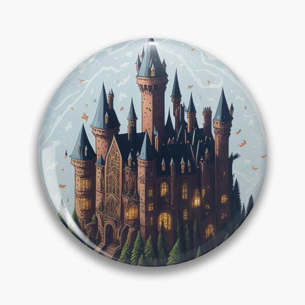 Item preview, Magical Castle Snow Globe Sticker designed and sold by pelzolga.